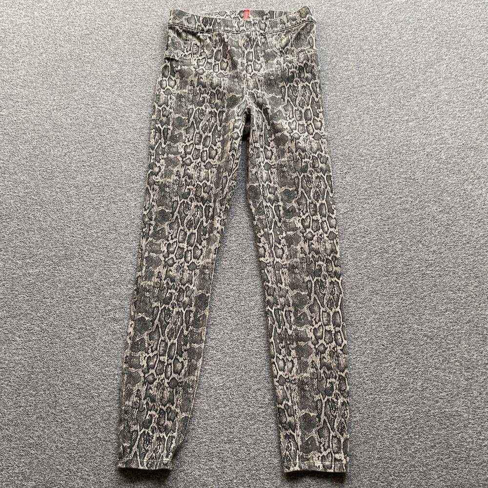Spanx Women’s Size Small Animal Print High Waisted Pull On Jean-Ish Leggings